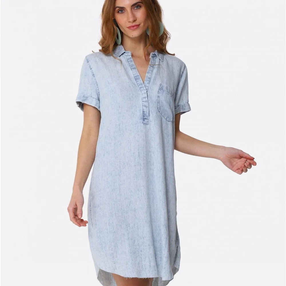 RAILS Valerie Denim Shirt Dress Size XS - Picture 2 of 16